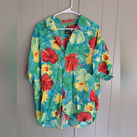 Jams World Shirts Jams World Vintage Button Down Shirt Sz Xl Poshmark